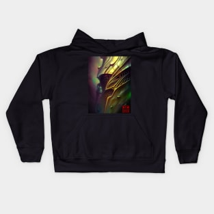 Metal looking bio organic Kids Hoodie